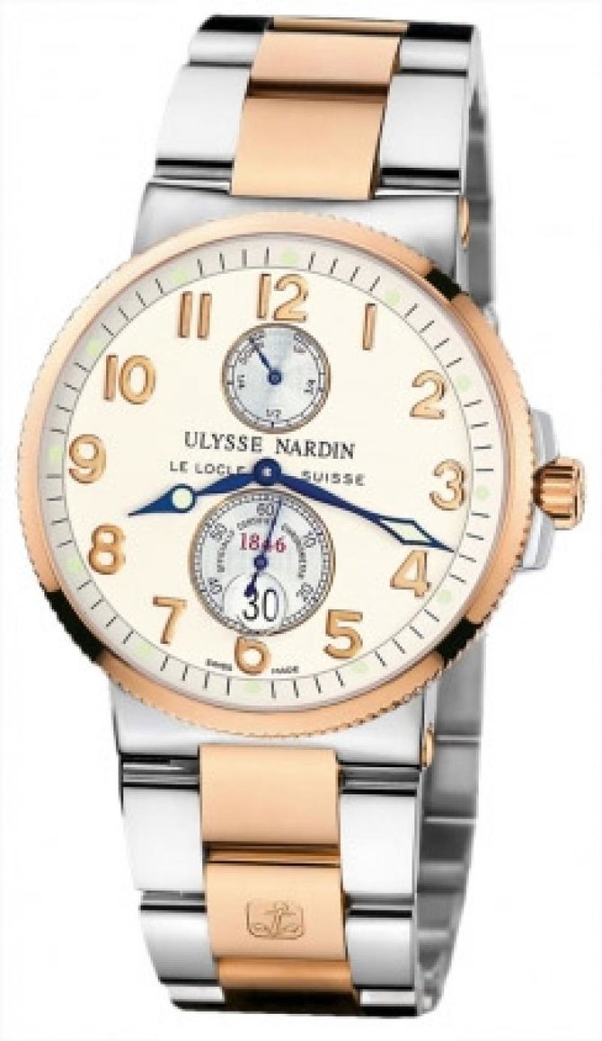 Ulysse Nardin 265-66-8/60 Maxi Marine Chronometer 41mm Steel RG 