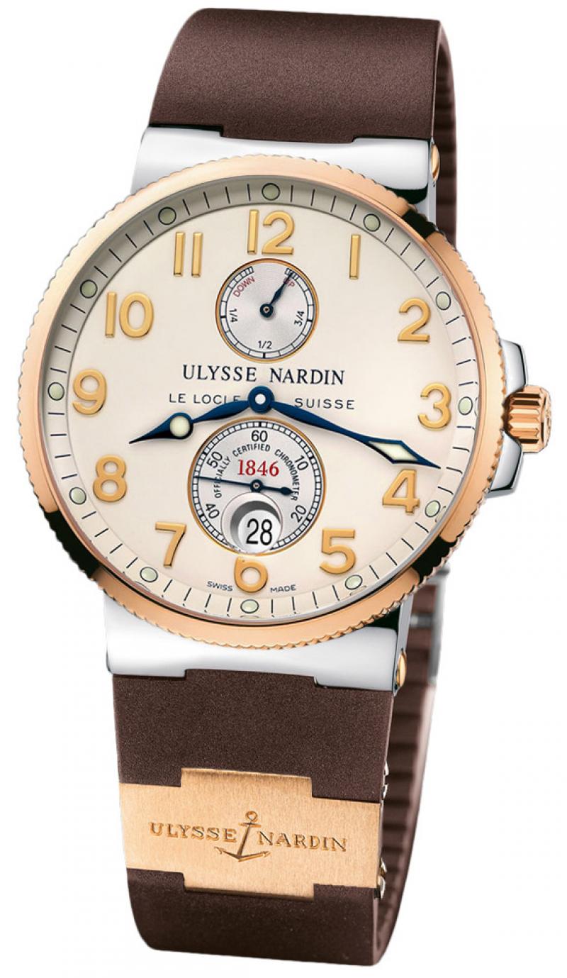 265-66-3/60 Ulysse Nardin Steel RG Maxi Marine Chronometer 41mm