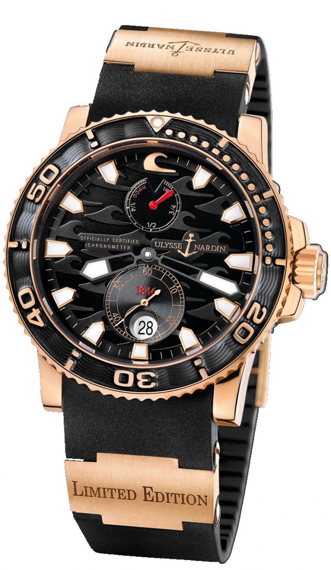 Ulysse Nardin 266-37LE-3A Maxi Marine Diver Black Surf Limited Edition 500