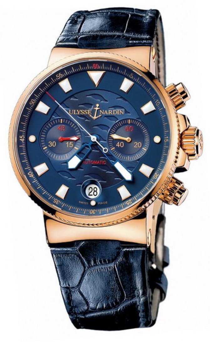 Ulysse Nardin 356-68LE Maxi Marine Chronograph Blue Seal Limited Edition 999