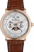 Blancpain Villeret 6685-3642A-55B Single Pusher Chronograph Complete Calendar