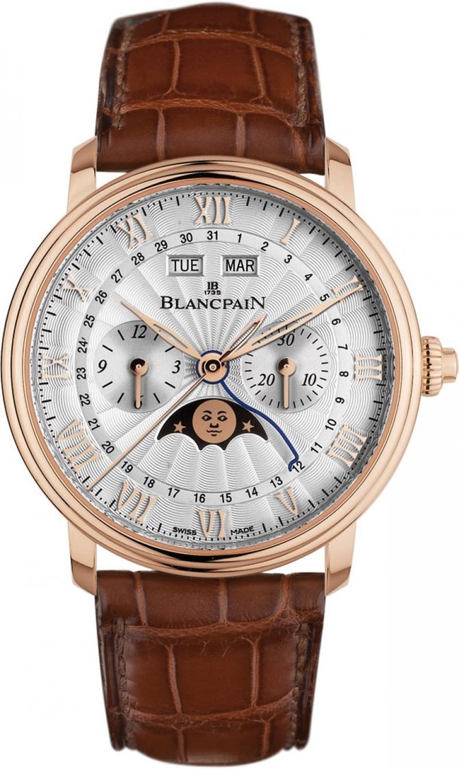 Blancpain 6685-3642A-55B Villeret Single Pusher Chronograph Complete Calendar - фото 1