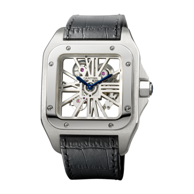 Cartier W2020018 Santos De Cartier Santos 100 Skeleton - фото 1