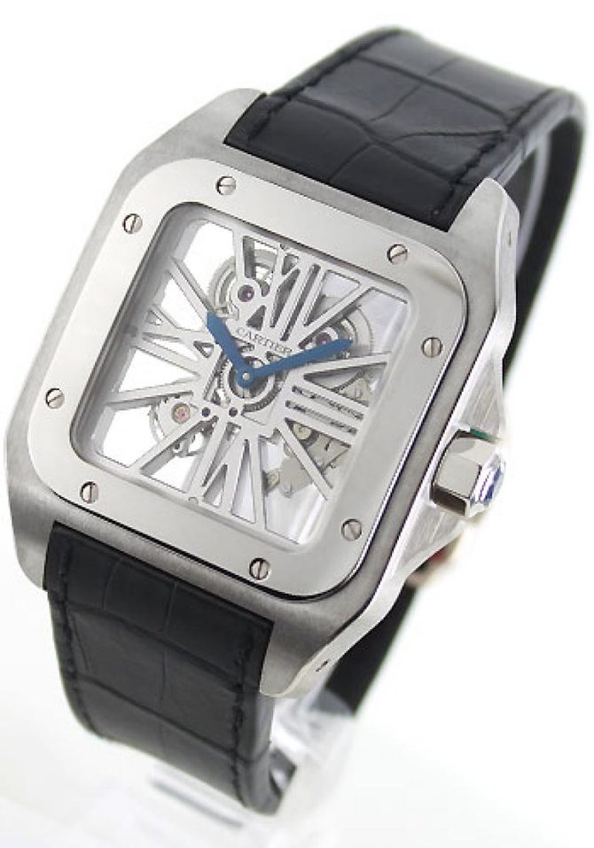 Cartier W2020018 Santos De Cartier Santos 100 Skeleton - фото 2
