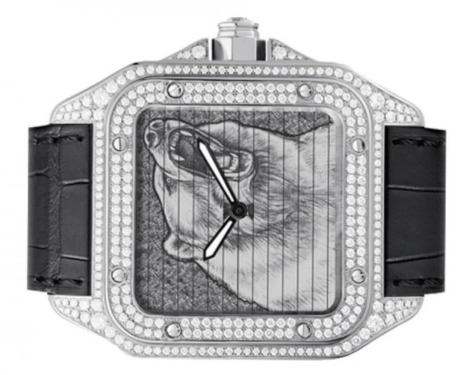 Cartier WM505024 Santos De Cartier Santos Triple 100 - фото 3