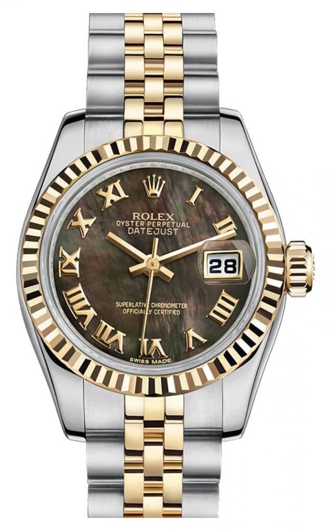Rolex 179173 dkmrj Datejust Ladies 26mm Steel and Yellow Gold - фото 1