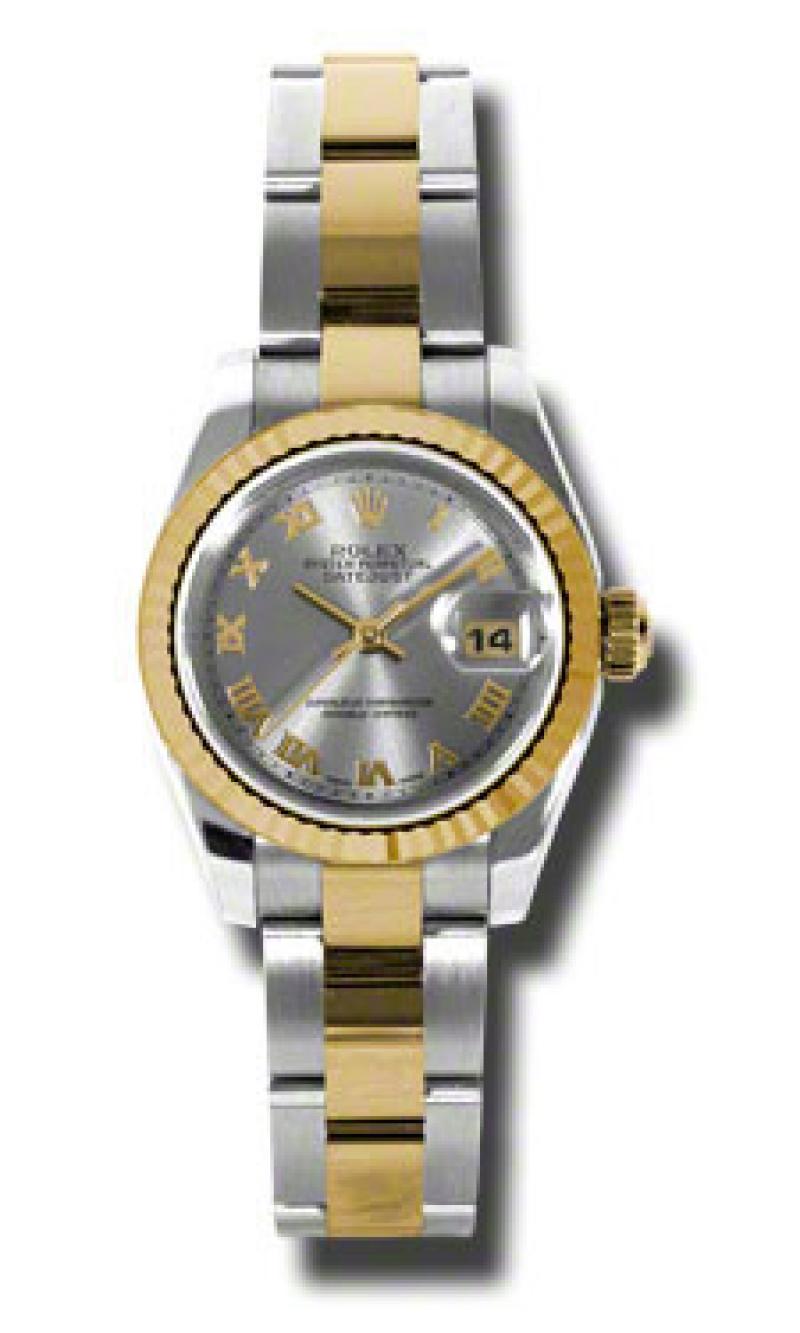 179173 gro Rolex 26mm Steel and Yellow Gold Datejust Ladies