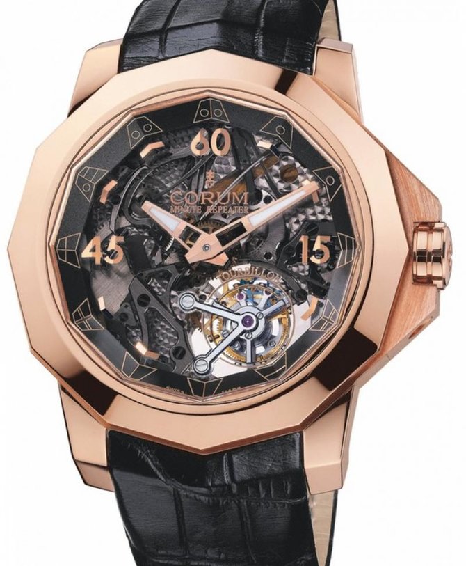 Corum 010.101.55/0001 AO12 Admirals Cup Legend Admiral`s Cup Minute Repeater Tourbillon 45 - фото 2