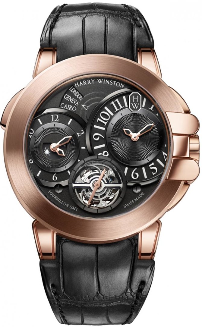 Harry Winston OCEATG45RR003 Ocean Tourbillon GMT OCEATG45RR003 - фото 1