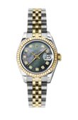 Rolex Datejust Ladies 179173 dkmdj 26mm Steel and Yellow Gold