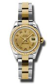 Rolex Datejust Ladies 179173 chsbro 26mm Steel and Yellow Gold