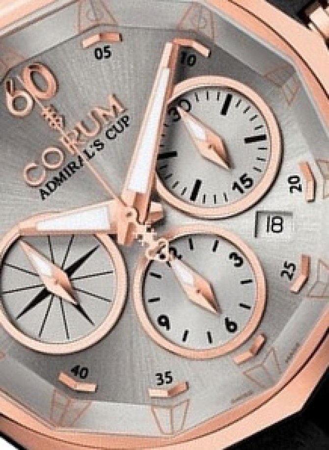 Corum 753.691.83/F371 AK12 Admirals Cup Challenger Admiral's Cup Challenge Black & Gold 44 - фото 2