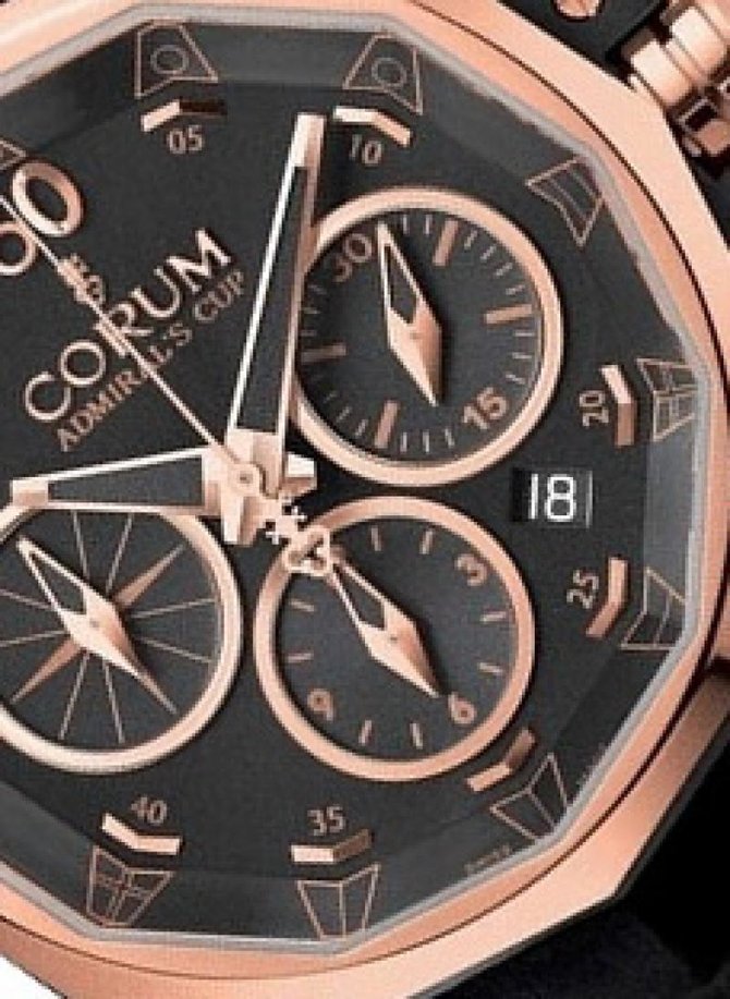 Corum 753.691.93/F371 AN32 Admirals Cup Challenger Admiral's Cup Challenge Black & Gold 44 - фото 2