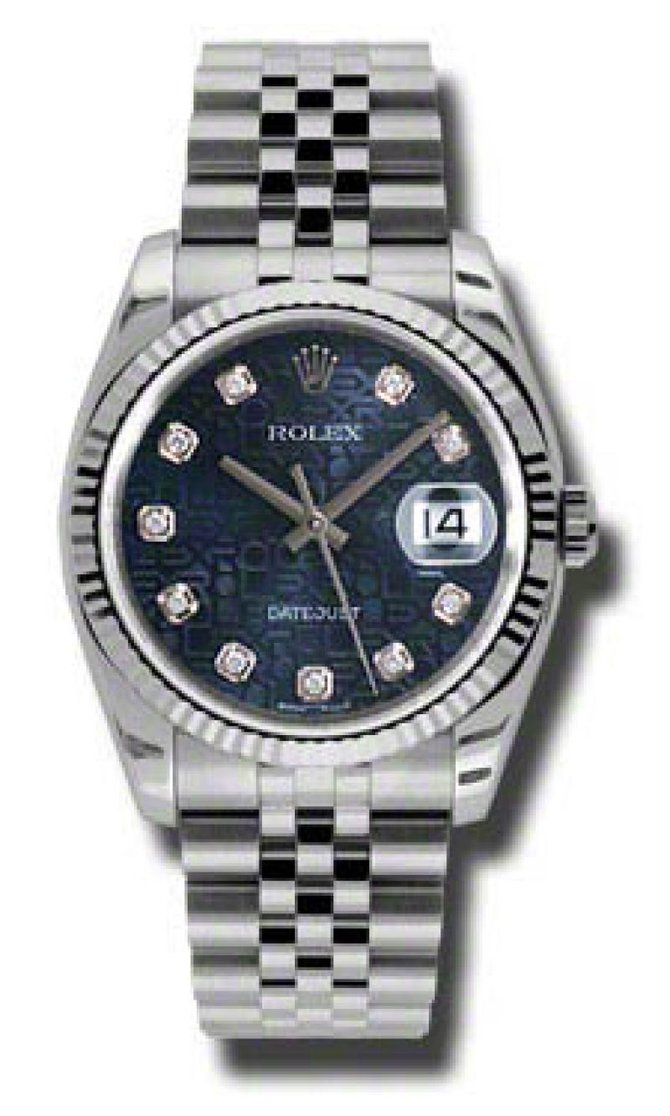 Rolex 116234 bljdj Datejust Ladies 36mm