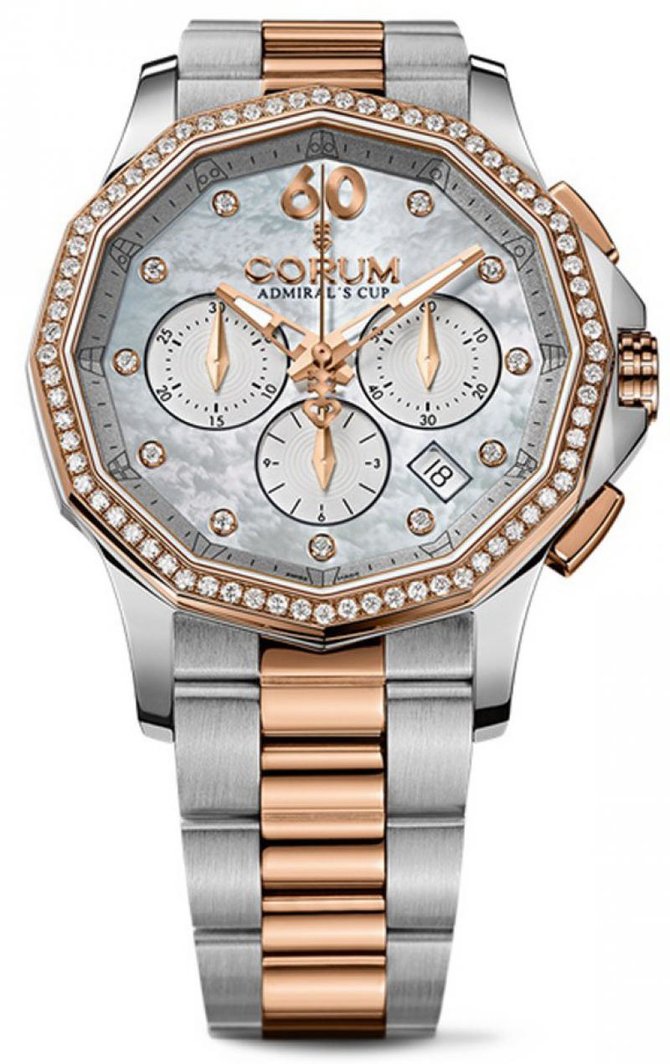 Corum 132.101.29/V200 PK10 Admirals Cup Legend Admiral`s Cup Legend 38 Chronograph - фото 1