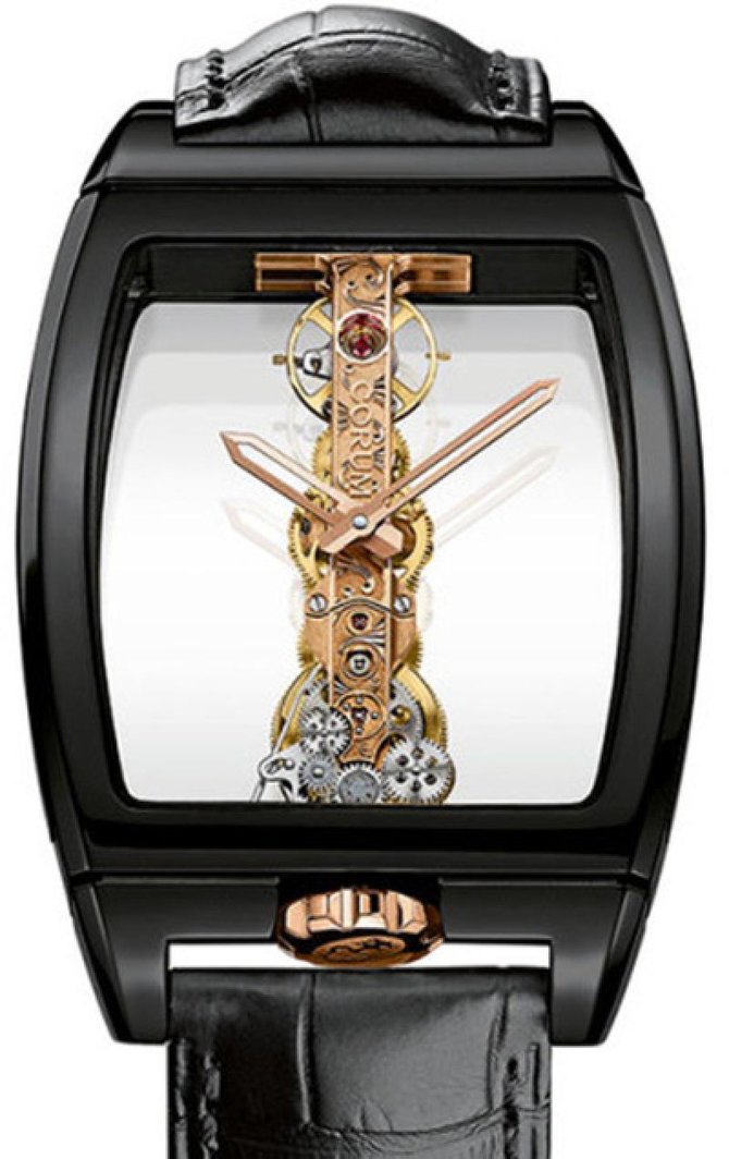 Corum 113.161.15/0001 0000R Golden Bridges Golden Bridge Black Ceramic - фото 1