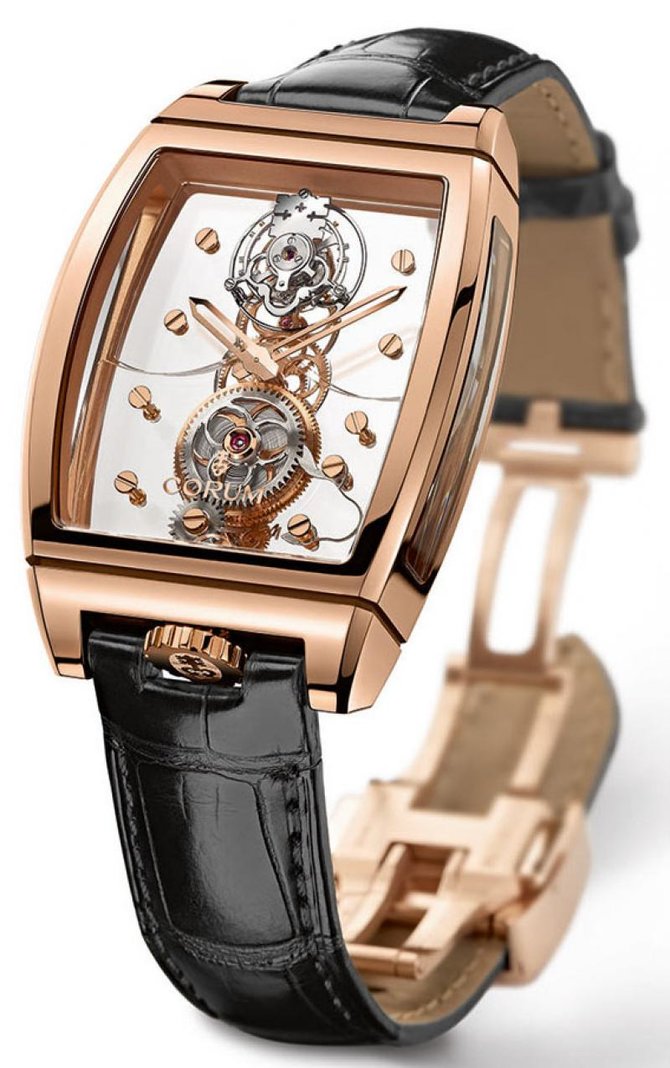 Corum 100.160.55/0F01 0000 Golden Bridges Golden Bridge Tourbillon Panoramique - фото 2