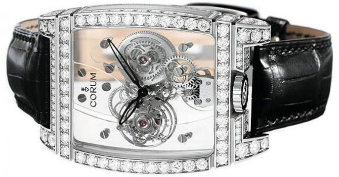 Corum 382.851.69/0F01 0000 Golden Bridges Golden Tourbillon Panoramique Diamants - фото 3