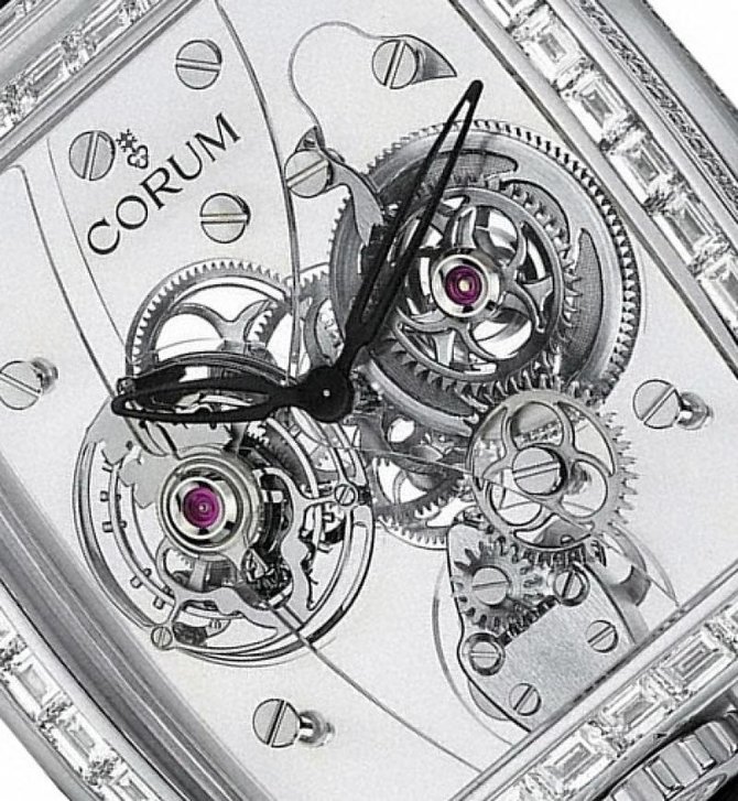 Corum 382.859.69/0F81 0000 Golden Bridges Golden Tourbillon Panoramique Diamants - фото 2