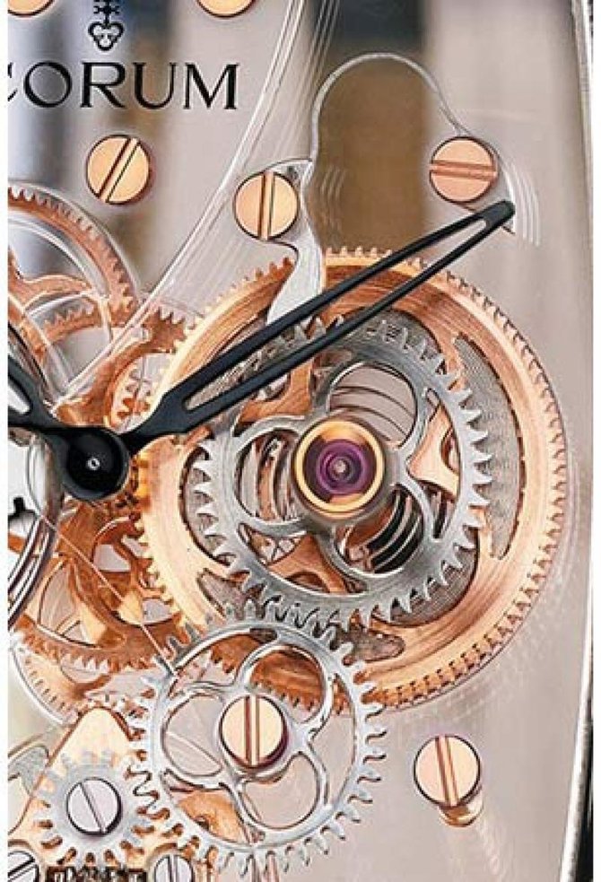 Corum 382.850.70/0F01 0000 Golden Bridges Golden Tourbillon Panoramique Grey Sapphire - фото 3