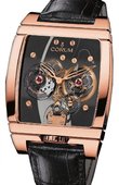 Corum Часы Corum Golden Bridges 382.870.55/0F01 0000 Golden Tourbillon Panoramique Grey Sapphire