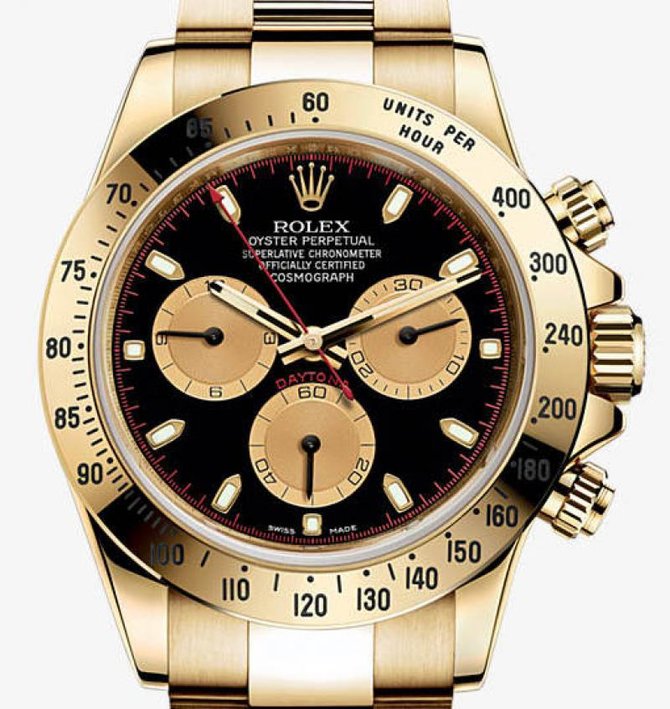 Rolex 116528 Black Gold Daytona Cosmograph - фото 2