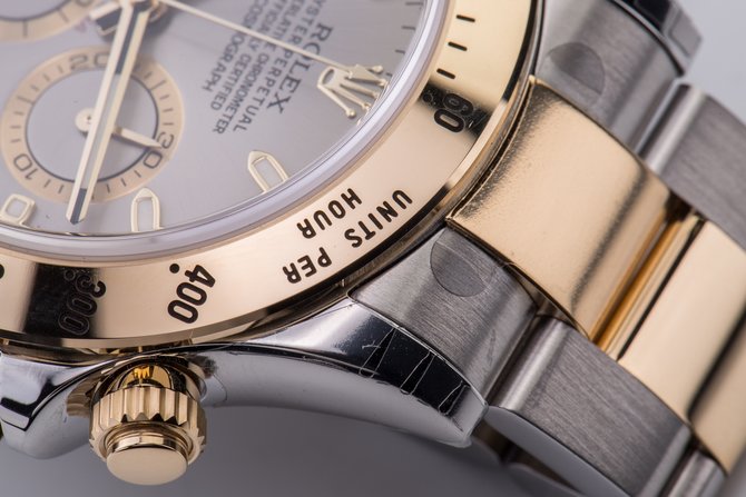 Rolex 116523 grey dial Daytona Cosmograph Bicolor - фото 14