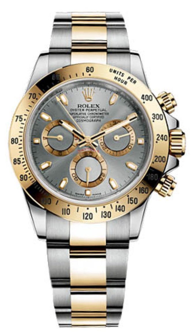 Rolex 116523 grey dial Daytona Cosmograph Bicolor - фото 1