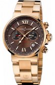 Ulysse Nardin Часы Ulysse Nardin Maxi Marine Chronograph 356-66-8/355 RG Bracelet
