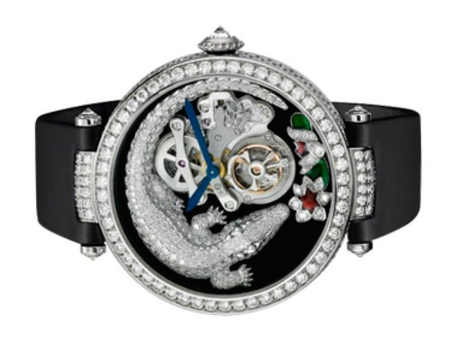 Cartier HPI00414 Le Cirque Animalier De Cartier Tourbillon Crocodile - фото 3