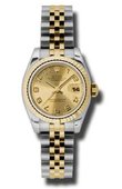 Rolex Datejust Ladies 179173 chcaj 26mm Steel and Yellow Gold