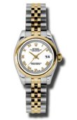 Rolex Datejust Ladies 179163 wrj 26mm Steel and Yellow Gold