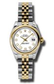 Rolex Datejust Ladies 179163 wdj 26mm Steel and Yellow Gold