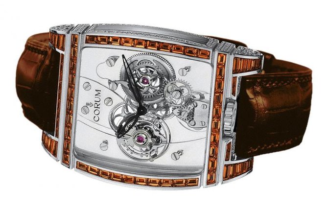 Corum 382.857.69/0F82 0000 Golden Bridges Golden Tourbillon Panoramique Diamants - фото 3