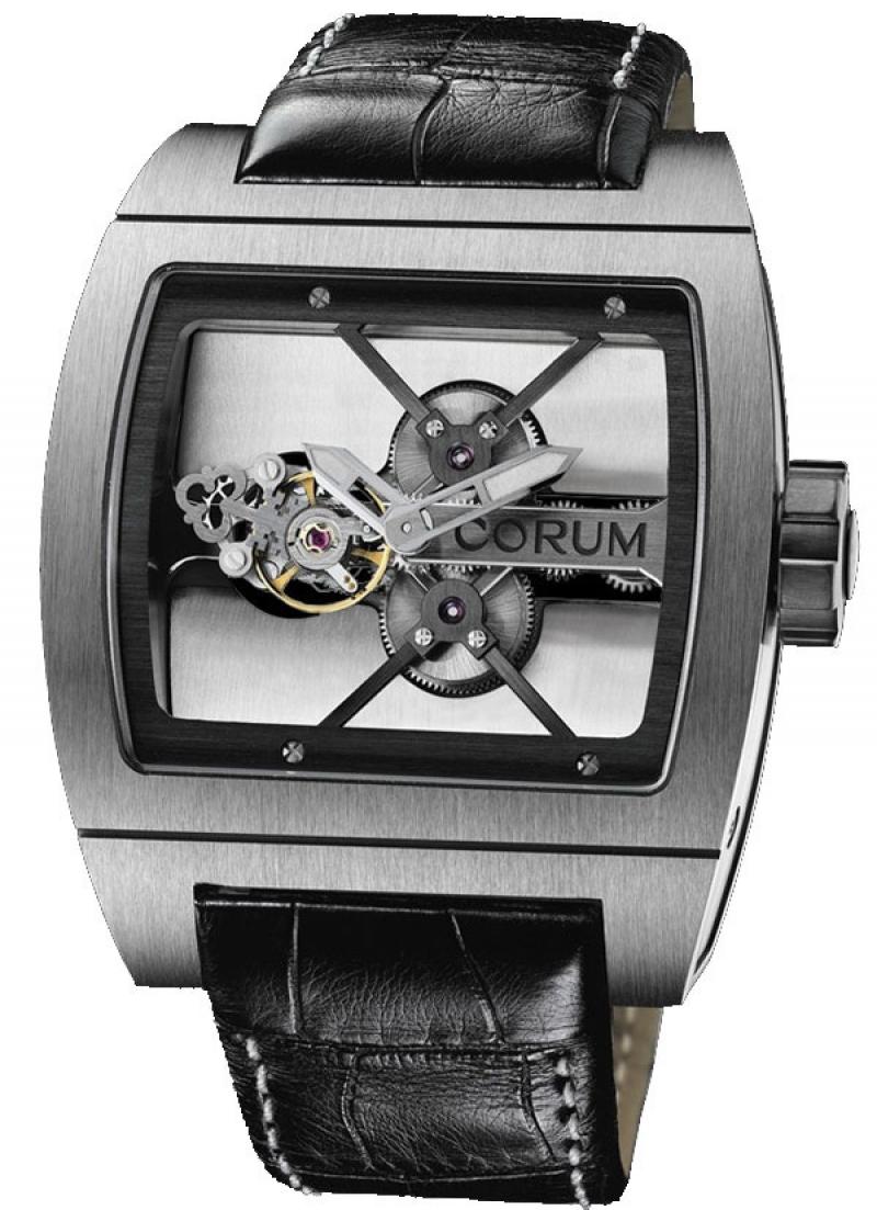 022.702.04/0F81 0000 Corum Ti-Bridge Tourbillon Golden Bridges