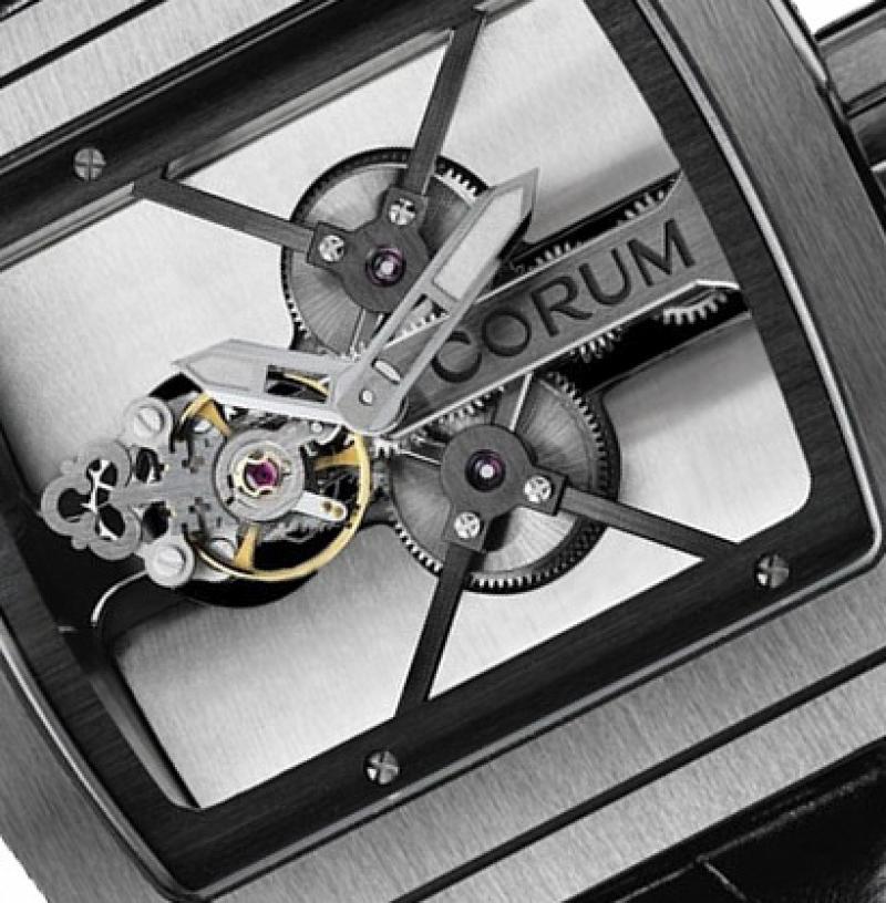 022.702.04/0F81 0000 Corum Ti-Bridge Tourbillon Golden Bridges