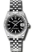 Rolex Datejust 178344 bkij Datejust 31mm Steel and White Gold