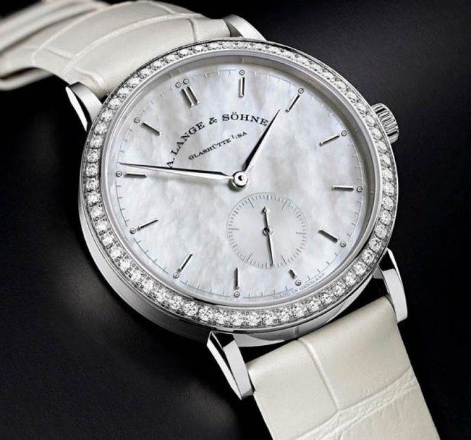 A.Lange and Sohne 878.029 Little saxonia White Gold - фото 2