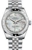 Rolex Datejust 178344 mrj 31mm Steel and White Gold