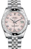 Rolex Datejust 178344 pmdj 31mm Steel and White Gold