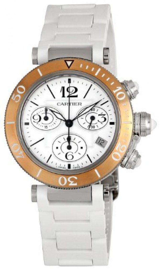 Cartier W3140004 Pasha De Cartier Pasha Seatimer Chronograph Lady - фото 2