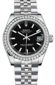 Rolex Datejust 178384 bkij 31mm Steel and White Gold