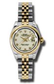 Rolex Datejust Ladies 179163 ijaj 26mm Steel and Yellow Gold
