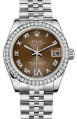 Rolex Datejust 178384 Bronze 31mm Steel and White Gold