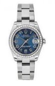 Rolex Часы Rolex Datejust 178384 blcao 31mm Steel and White Gold