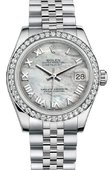 Rolex Datejust 178384 mrj 31mm Steel and White Gold