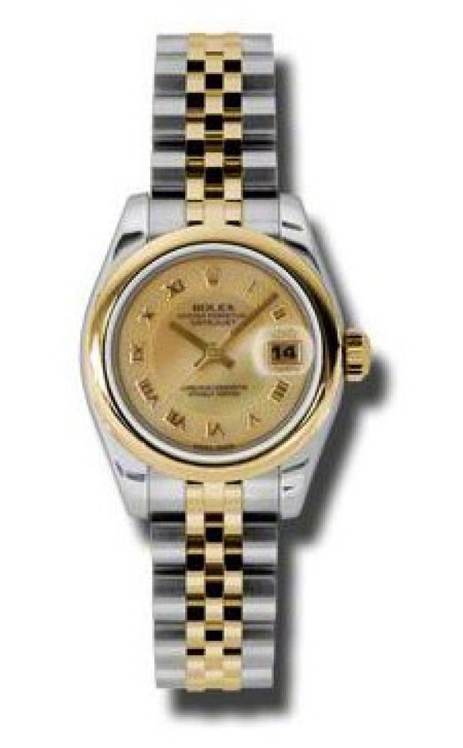 Rolex 179163 chmdrj Datejust Ladies 26mm Steel and Yellow Gold - фото 1