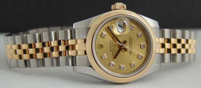 Rolex 179163 chdj Datejust Ladies 26mm Steel and Yellow Gold - фото 3