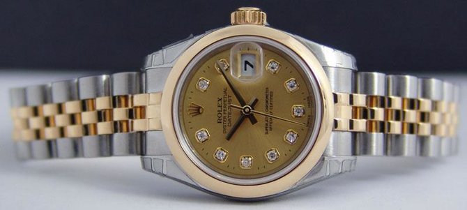 Rolex 179163 chdj Datejust Ladies 26mm Steel and Yellow Gold - фото 4