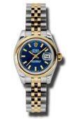 Rolex Datejust Ladies 179163 blsj 26mm Steel and Yellow Gold